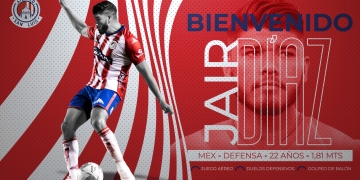 Atlético San Luis presentó otro refuerzo: el central Jair Díaz fue oficializado