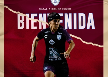 Natalia Gómez Junco fue oficializada como nueva jugadora del Club Pachuca.