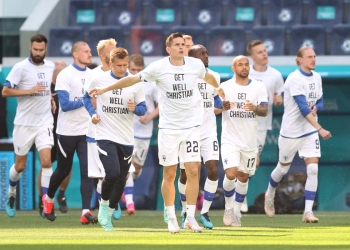 Noble gesto de los jugadores de Finlandia para Eriksen