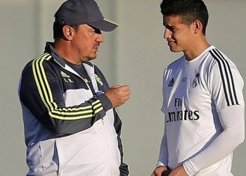 James y Rafa Benítez: ¡A limar asperezas! Parece que no hay otra opción