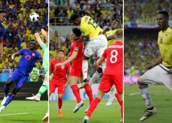 La cabeza de Yerry Mina aparece en los momentos claves: ¡Llegó a siete goles con Colombia! 