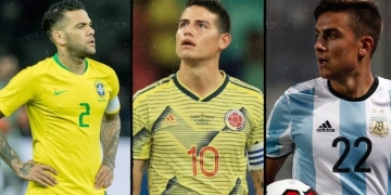 Las figuras sudamericanas que no estarán en la Copa América 2021