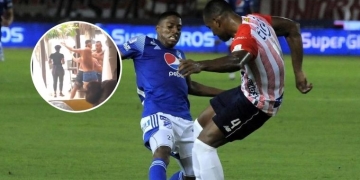 Luego de la derrota ante Millonarios, algunos jugadores de Junior se fueron de fiesta y playa