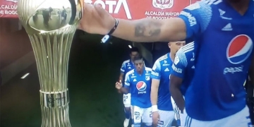Final Liga BetPlay: ¡El jugador de Millonarios que tocó el trofeo antes del partido!
