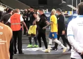 Miguel Borja: discusión en la cancha con Neymar y mensaje para los colombianos en Instagram
