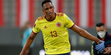 ¿Qué le pasó hoy a Yerry Mina con el Everton?
