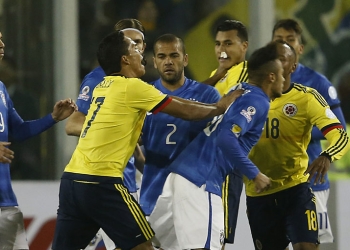 El último Colombia vs. Brasil en Copa América: el gol de Jeison Murillo y la pelea con Neymar