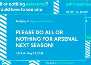 Arsenal tendrá una serie exclusiva en Amazon Prime Video