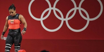 Conmovedora escena de Mercedes Pérez en Tokio 2020