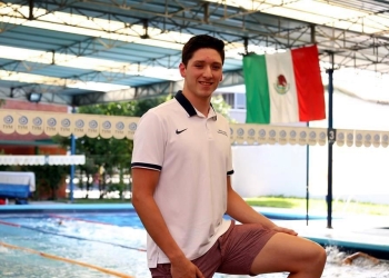 El nadador que representará a México en 50 Metros Libres Varonil de Natación en los Juegos Olímpicos de Tokio 2021