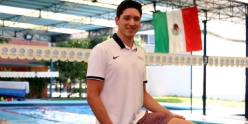 El nadador que representará a México en 50 Metros Libres Varonil de Natación en los Juegos Olímpicos de Tokio 2021