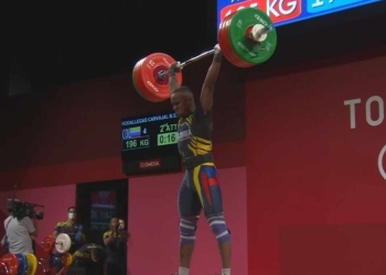 El pesista Santiago Rodallegas fue quinto en los 81 kilogramos