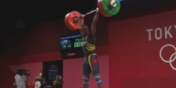 El pesista Santiago Rodallegas fue quinto en los 81 kilogramos