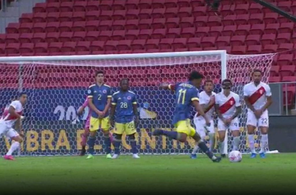 ¿Hace cuánto que Colombia no hacía gol de tiro libre?