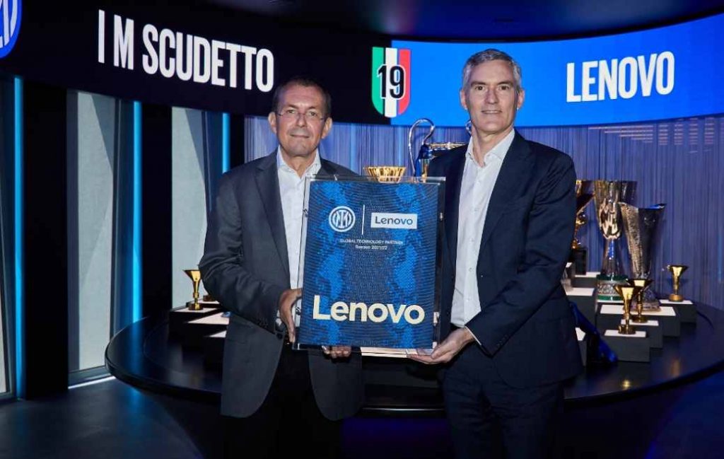 Lenovo amplía relación con el Inter de Milán