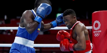 Victorioso estreno de Yuberjen Martínez en Tokio 2020