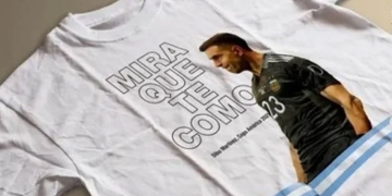 ¡La frase de Dibu Martínez a los colombianos que ahora se usa en merchandising!