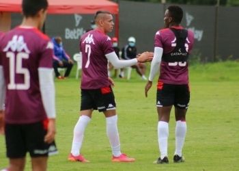 Neyder Moreno, goleador y figura con Santa Fe en la pretemporada