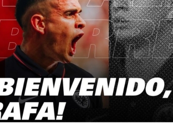 ¡Espectacular! Así fue anunciado Santos Borré como nuevo jugador del Eintracht Frankfurt