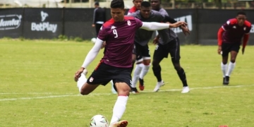 ¿Resucitó el goleador? Triplete de Jorge Ramos con Santa Fe en la pretemporada