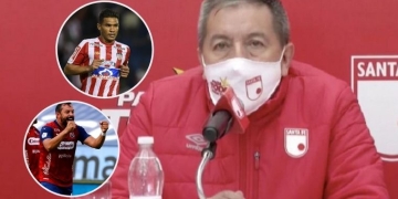 Eduardo Méndez y lo que dijo de la posible llegada de Teo Gutiérrez y Matías Mier a Santa Fe