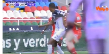 ¡Vuelve y juega! Novena expulsión para Gabriel Fuentes. Ahora en el América vs. Junior FC