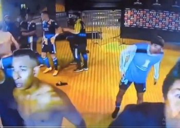 Sebastián Villa y Jorge Bermúdez protagonizaron desmanes al final del Mineiro vs. Boca