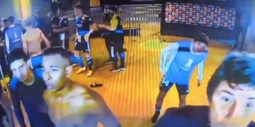 Sebastián Villa y Jorge Bermúdez protagonizaron desmanes al final del Mineiro vs. Boca