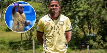 Primer gol de Juan Camilo Salazar con Águilas Doradas: ¡Ante América de Cali!