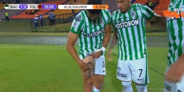 Gol del 'Rifle' Andrade para abrir el marcador ante Tolima y una dedicatoria especial