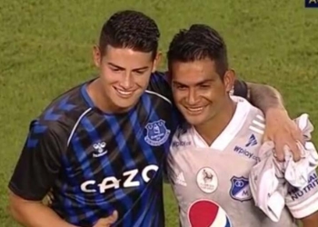 James Rodríguez ante Millonarios: titular, 45 minutos y fotos en el final