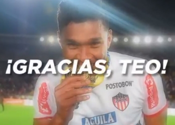 La despedida de Junior para Teo Gutiérrez