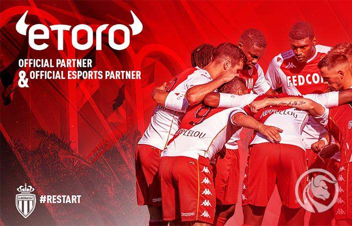 AS Monaco anuncia a eToro como nuevo patrocinador principal
