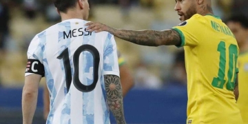 Carta de Neymar para Messi tras el título de Argentina en la Copa América