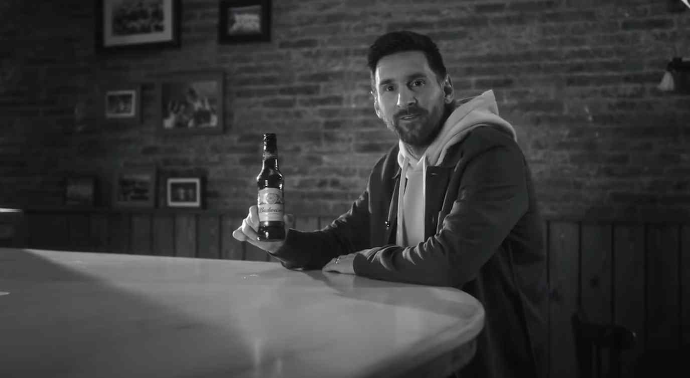 Budweiser agradece a Messi por lo que hizo en el FC Barcelona