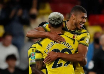 Cucho Hernández, 90 minutos y asistencia con Watford en la clasificación en EFL Cup