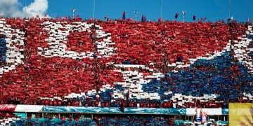 Deportivo Independiente Medellín, DIM, DaleRojo, Liga BetPlay 2021-II, América de Cali, Independiente Santa Fe, suspensión, estadio Atanasio Girardot