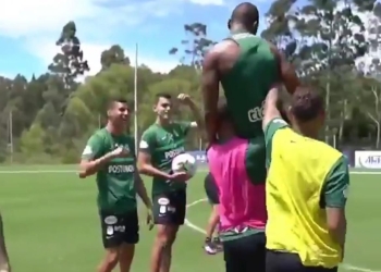 VIDEO: Así felicitaron en Nacional a los convocados a morfociclo de Selección Colombia