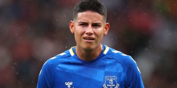 James Rodríguez continúa siendo el foco de las críticas en Inglaterra