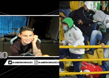 James Rodríguez habló sobre lo que pasó en 'El Campín' Hay que vivir el fútbol en paz