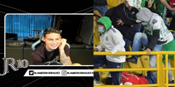 James Rodríguez habló sobre lo que pasó en 'El Campín' Hay que vivir el fútbol en paz