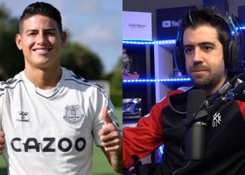James Rodríguez y su primer cruce en Twitch con AuronPlay