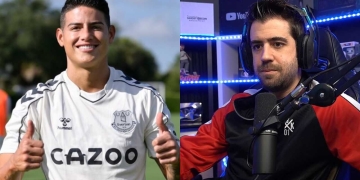 James Rodríguez y su primer cruce en Twitch con AuronPlay
