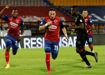 Juan Pablo Gallego, Adrián Arregui, Deportivo Independiente Medellín, DIM, DaleRojo, Liga BetPlay 2021-II, América de Cali