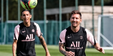 Así fue el primer entrenamiento de Lionel Messi con el PSG