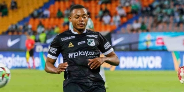 La jugada donde todo el Deportivo Cali reclamó un penal ante Nacional