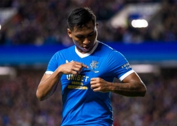 Alfredo Morelos volvió a marcar con Rangers en el empate contra Aberdeen