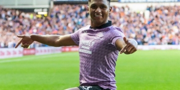 Un gol más para Alfredo Morelos en la Copa de Europa