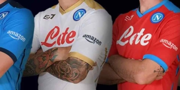 Amazon aparecerá en las mangas de la camiseta del Napoli