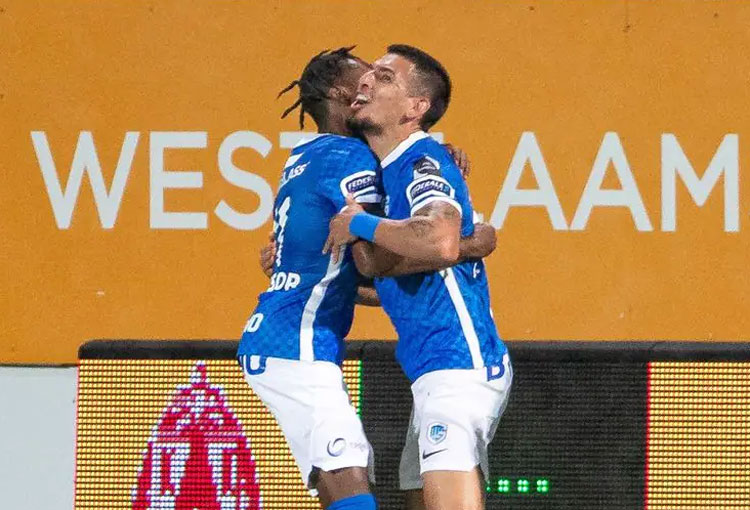 Primer gol de Daniel Muñoz en la temporada con Genk: ¡Con Marlos Moreno de rival!